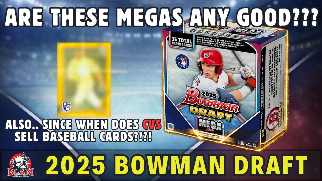 $70 Gamble… Was This Bowman Draft Mega Worth It? #baseballcards #topps #packopening