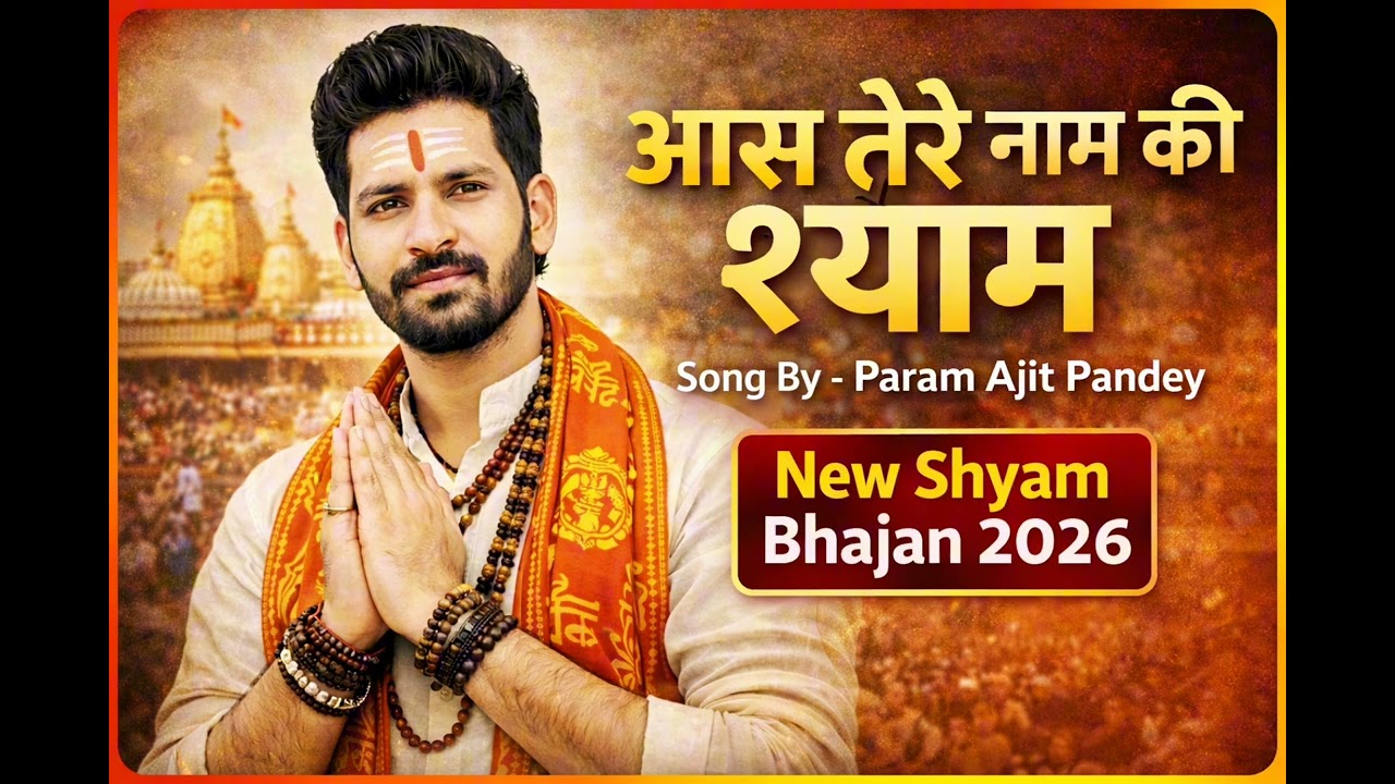 आस तेरे नाम की श्याम 🙏 | New Shyam Bhajan 2026 | Param Ajit Pandey | Latest Khatu Shyam Bhajan