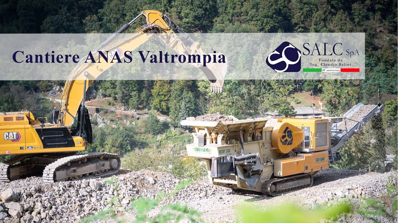 SALC S.p.A. - Cantiere Anas Valtrompia - Work in progress a ottobre 2025