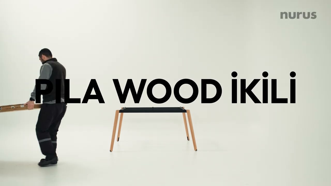 Pila Wood İkili Masa Kurulum Kılavuzu