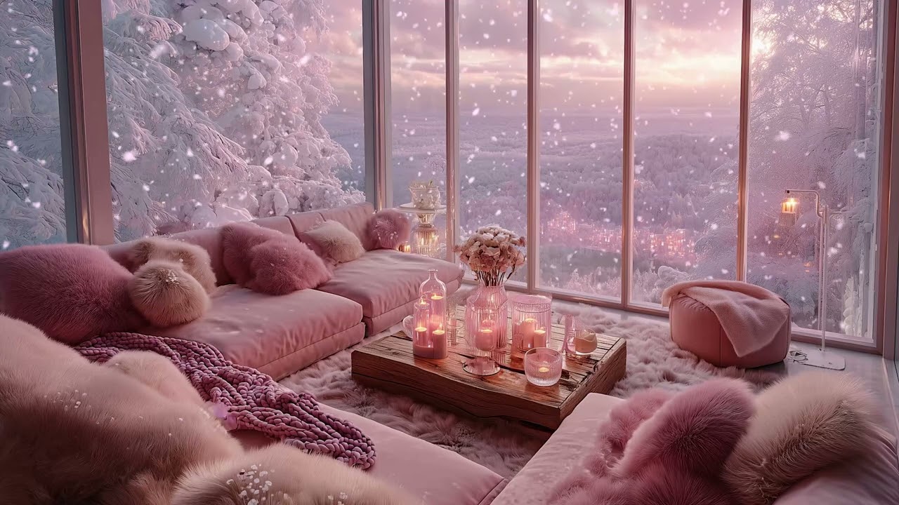 Stress Relief Piano Fire Cozy Relaxing Piano Music With Fireplace Glow