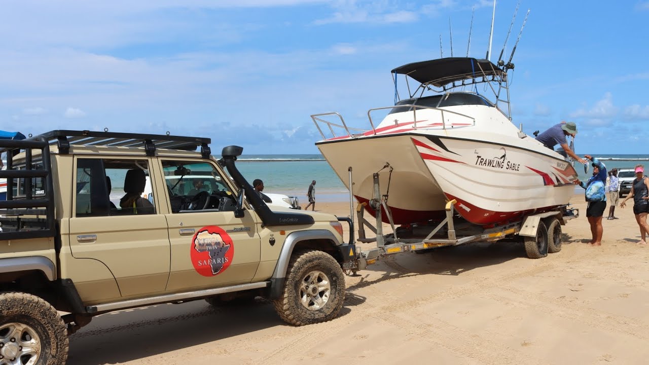 Fishing in Mozambique 🇲🇿  ....surf launching at its finest!!!...#africa #fishing #saltwater #deepsea