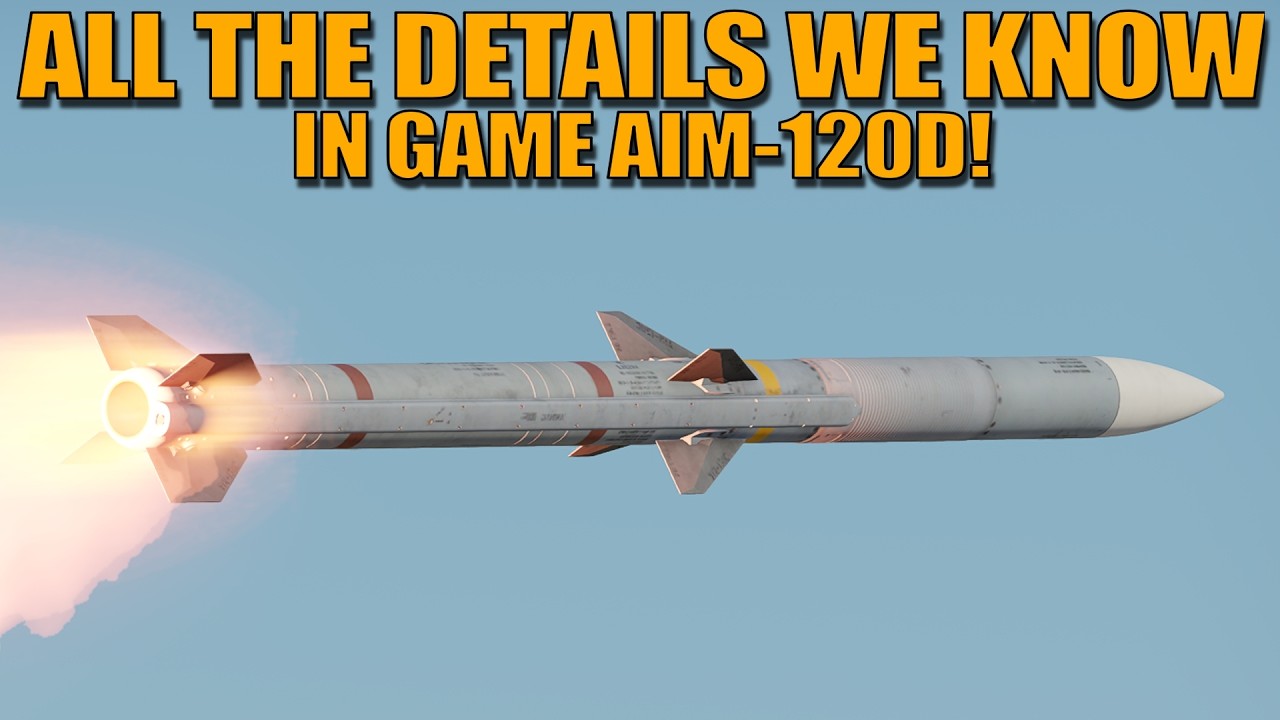 Все подробности о том, как AIM-120D будет представлена ​​в игре, раскрыты! - War Thunder