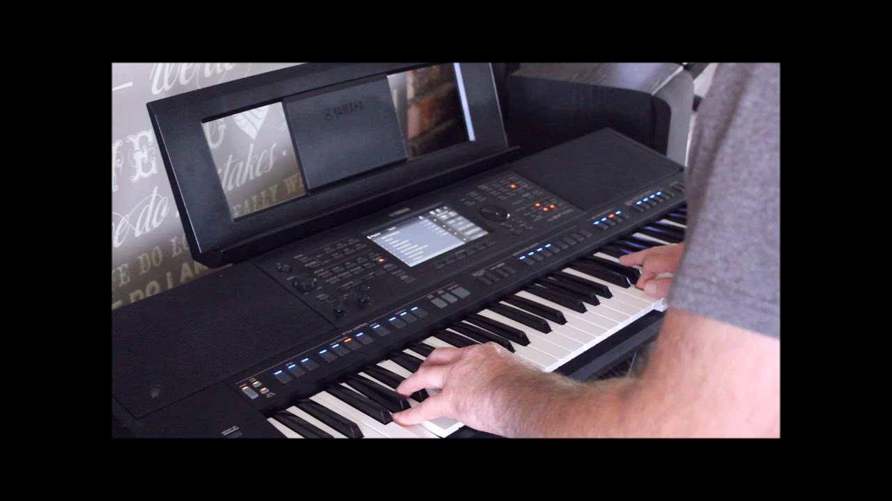 Aber dich gibt's nur einmal für mich -  Dawie Lindner - Yamaha psr SX700