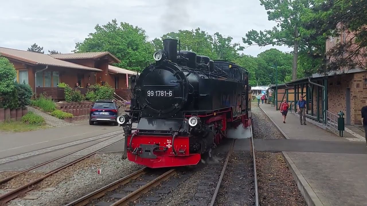 Unterwegs mit dem Rasenden Roland - Rügensche Bäderbahn Lauterbach Mole - Göhren