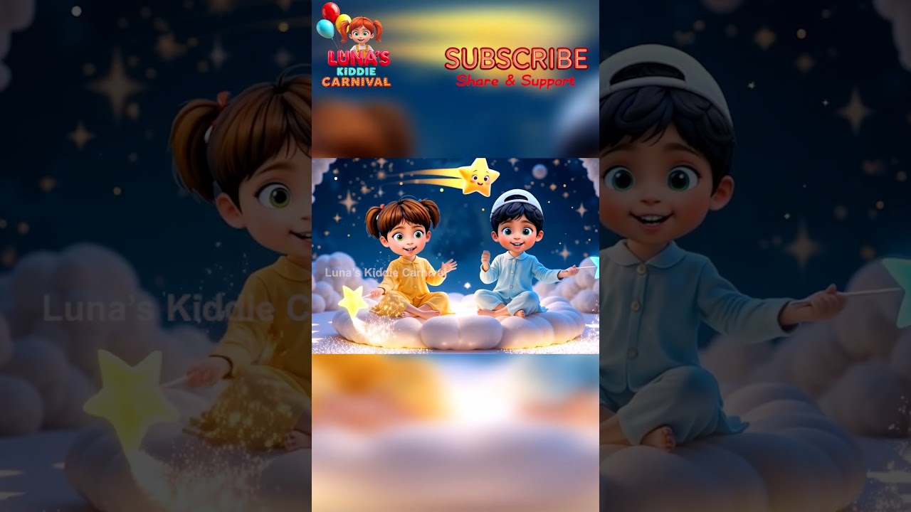 Twinkle Twinkle Star Magic ✨ | Luna&rsquo;s Kiddie Carnival Night Song | 3D Animated Rhymes