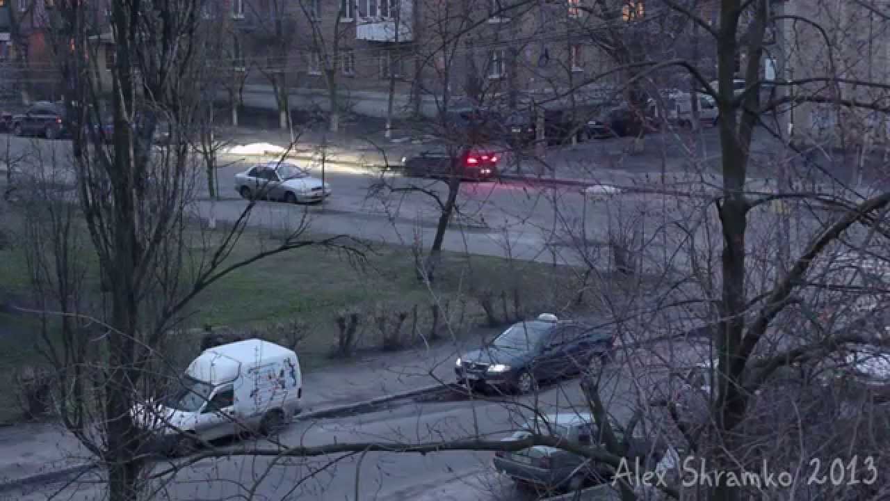 Panasonic GH1 timelapse function in MJPEG, 2fps, Kiev street