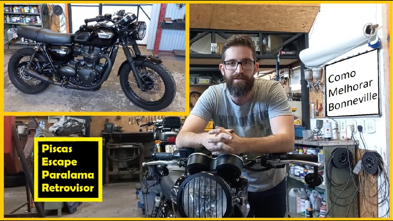 Customizando a Bonneville t100 - Studio58Cycles