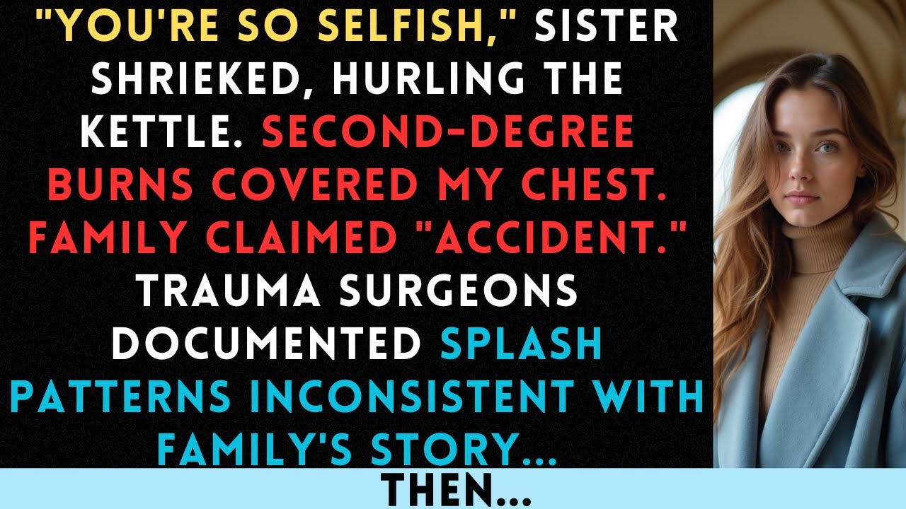 Sister Threw Boiling Water When I Refused Her Mortgage Payment—The Burn Unit Contacted Six Detect...