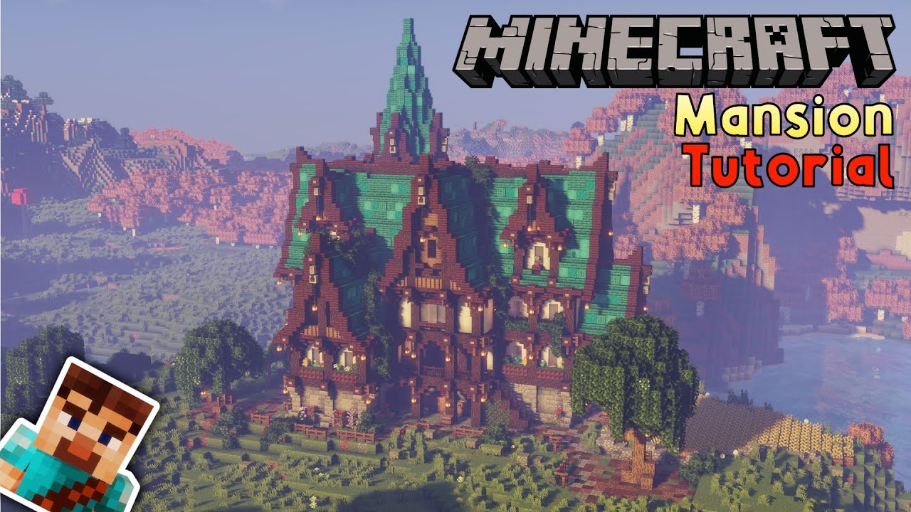 Minecraft Tutorial - Mansion!