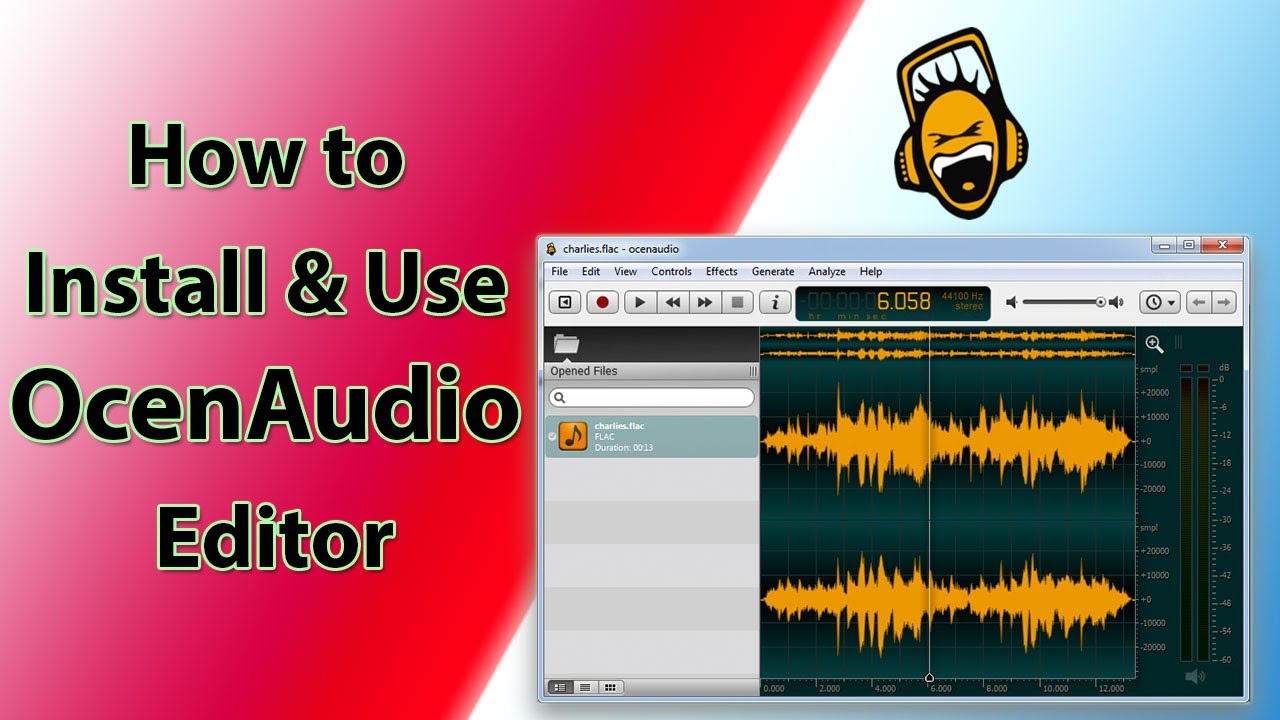 How to Install and Use OcenAudio editor on Windows Operating System