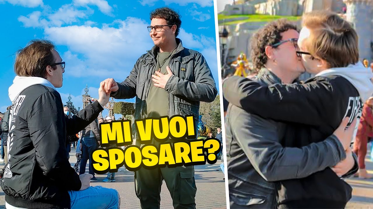 Chiedo a SIMONE FANCAZZISTA di SPOSARMI a DISNEYLAND