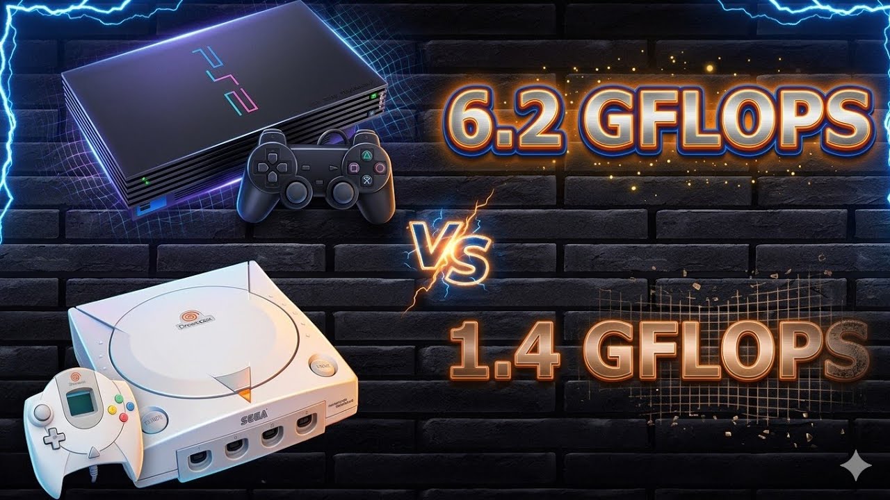O PODER DO DREAMCAST COMPARADO AO PLAYSTATION 2