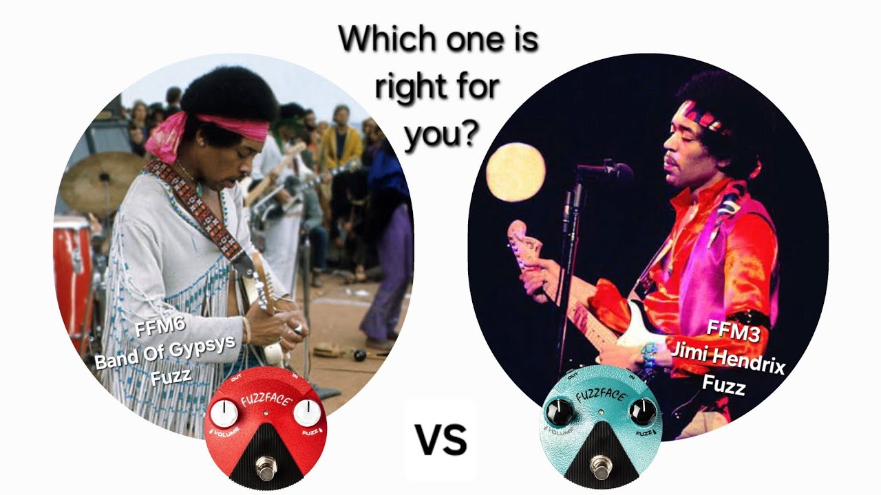 Jimi Hendrix Fuzz - Dunlop FFM3 vs FFM6