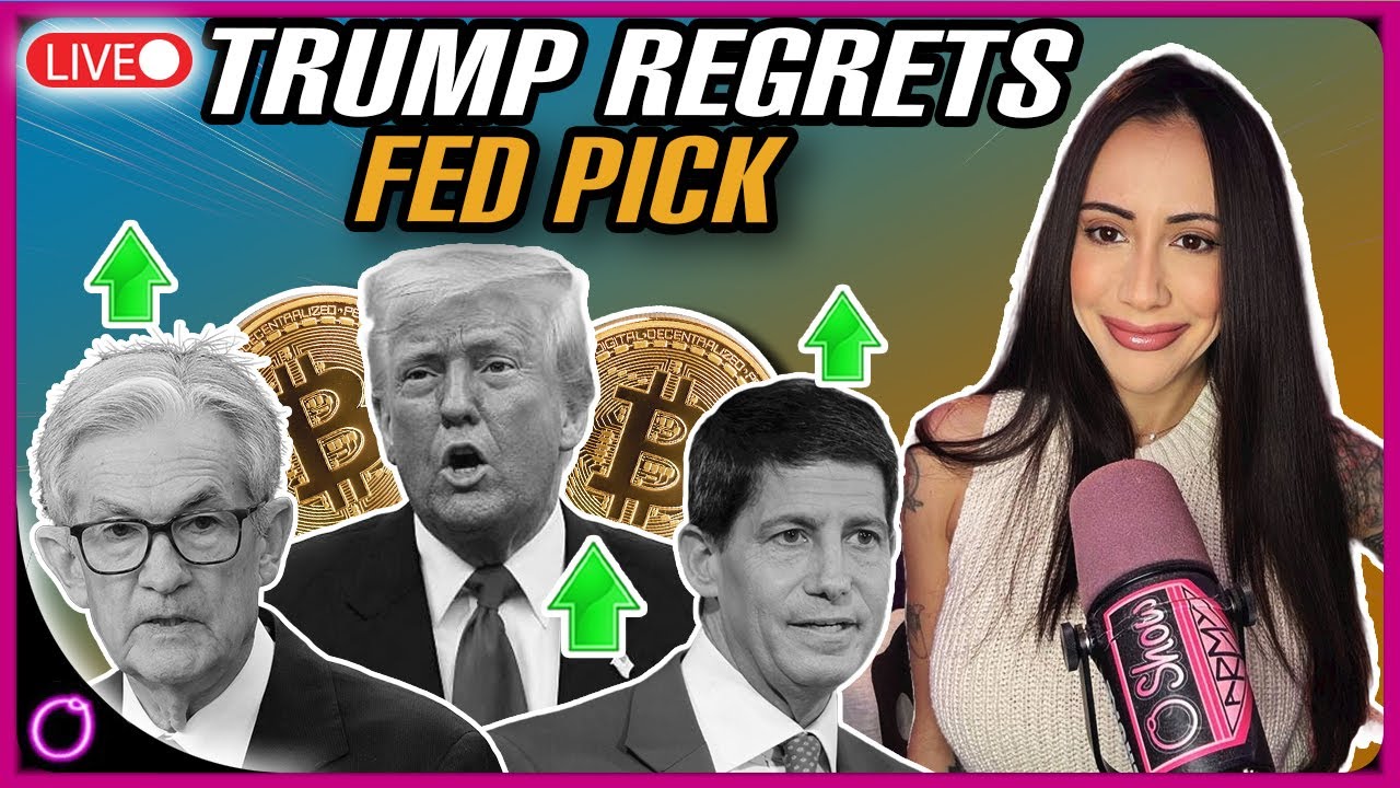 BREAKING: Trump Regrets Fed Pick! Kevin Warsh Incoming for AGGRESSIVE Rate Cuts & Crypto Clarity!