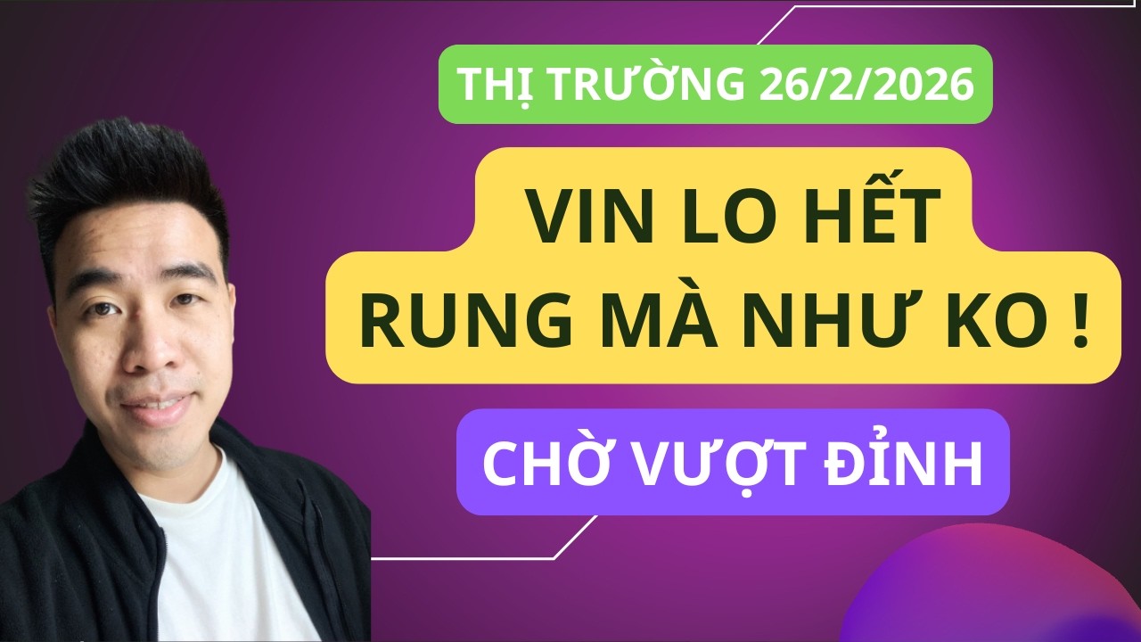 Chứng khoán hôm nay | Nhận định thị trường : VIN lại kéo chỉ số lên, thế này thì vượt đỉnh nhanh!