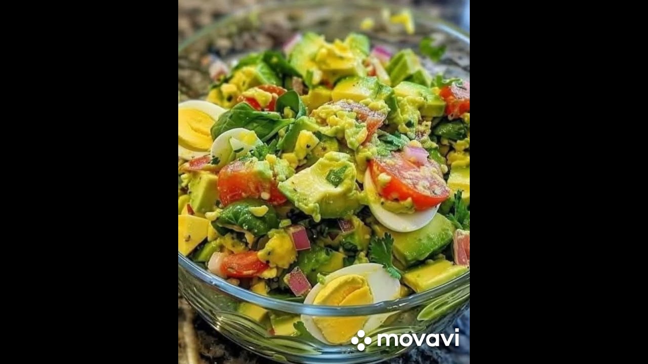 salade compos&eacute;e av avocat 🥑