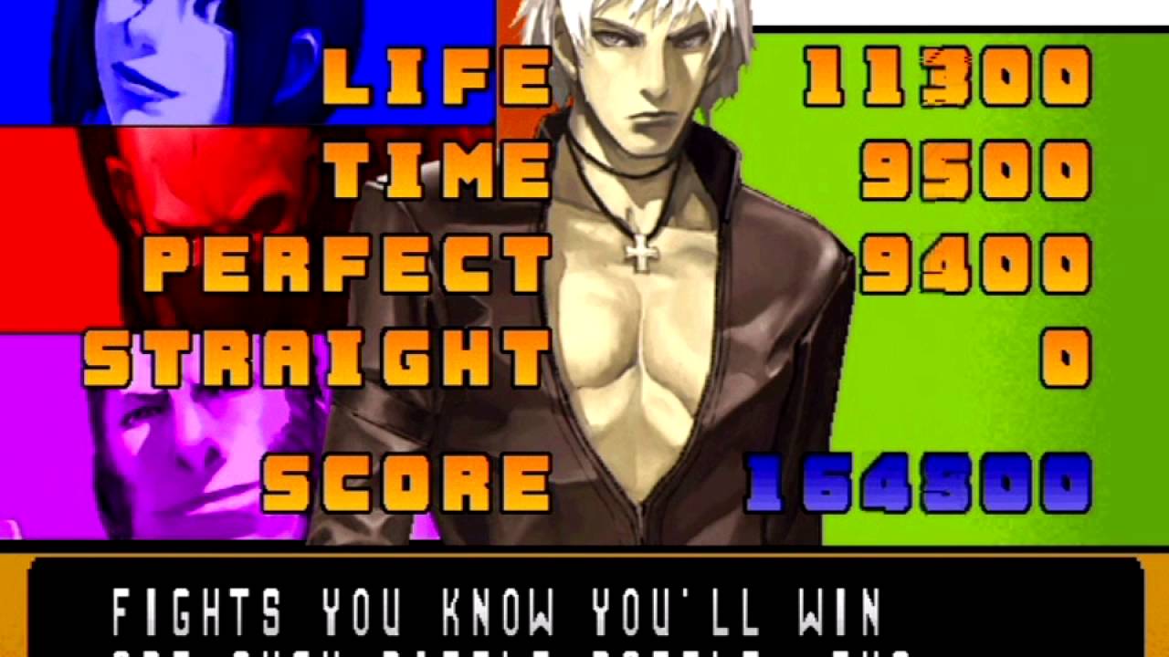 The King of Fighters 2001 (PlayStation 2) Arcade as Hero Team