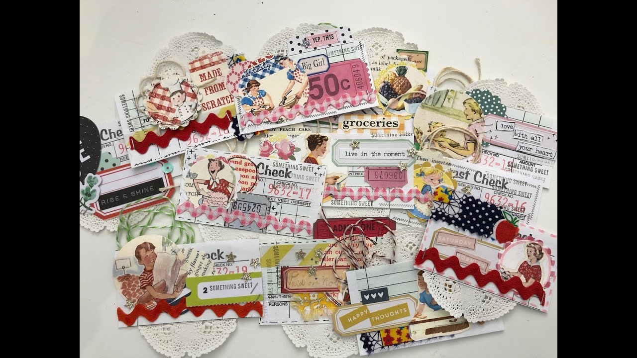 Creating Ephemera For Recipe Journals Mass Make Craft With Me