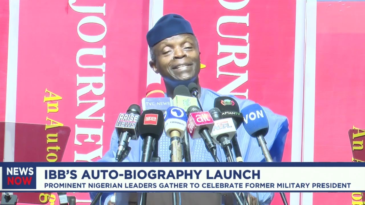 Osinbajo’s review of IBB’s autobiography; A journey in service
