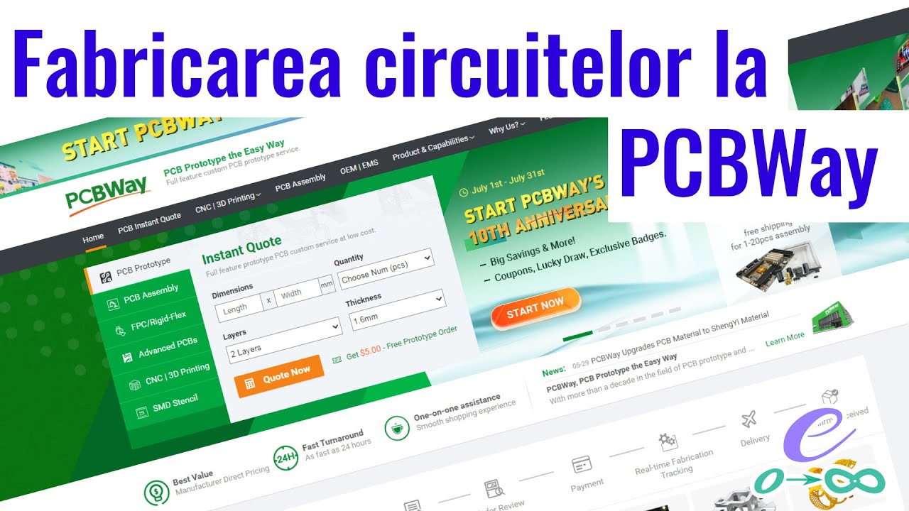 Fabricarea circuitelor la PCBWay