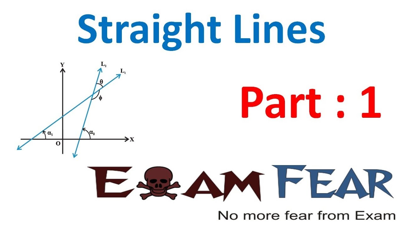 Maths Straight Lines part 1 (Introduction to Lines, Slope of line) CBSE class 11 Mathematics XI