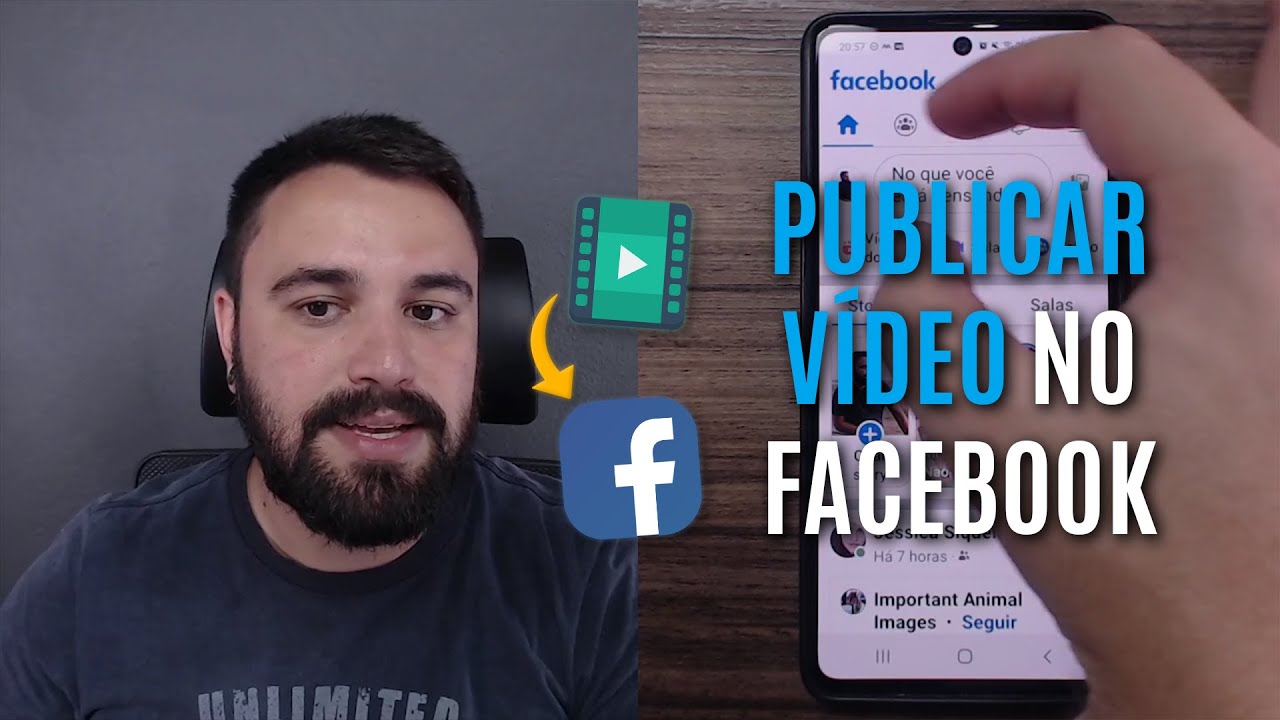 COMO PUBLICAR UM VÍDEO NO FACEBOOK