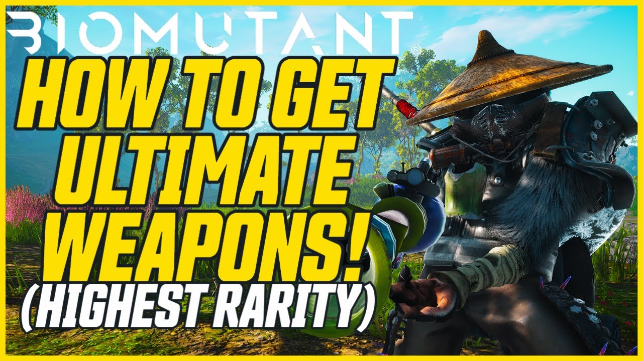 RAREST WEAPONS IN BIOMUTANT! How & Where To Find Ultimate Gear! // Biomutant Guide & Tips