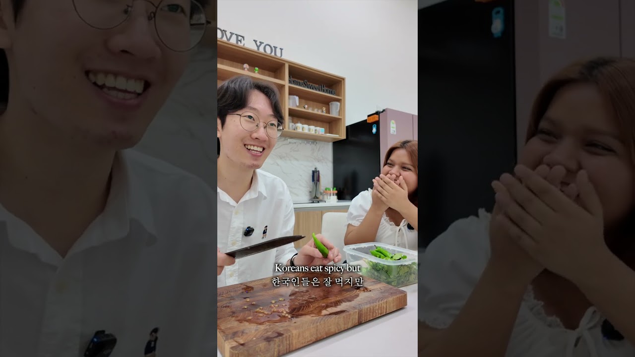 Korean tries Northeast Indian food 🇰🇷🇮🇳 #jabhumhai #collab #shortformproject