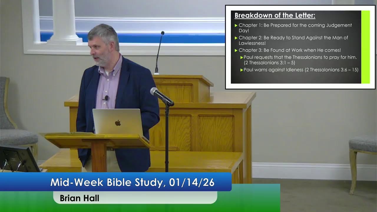 Sanford church of Christ Live Stream - Sunday Bible Study (2020-11-01)