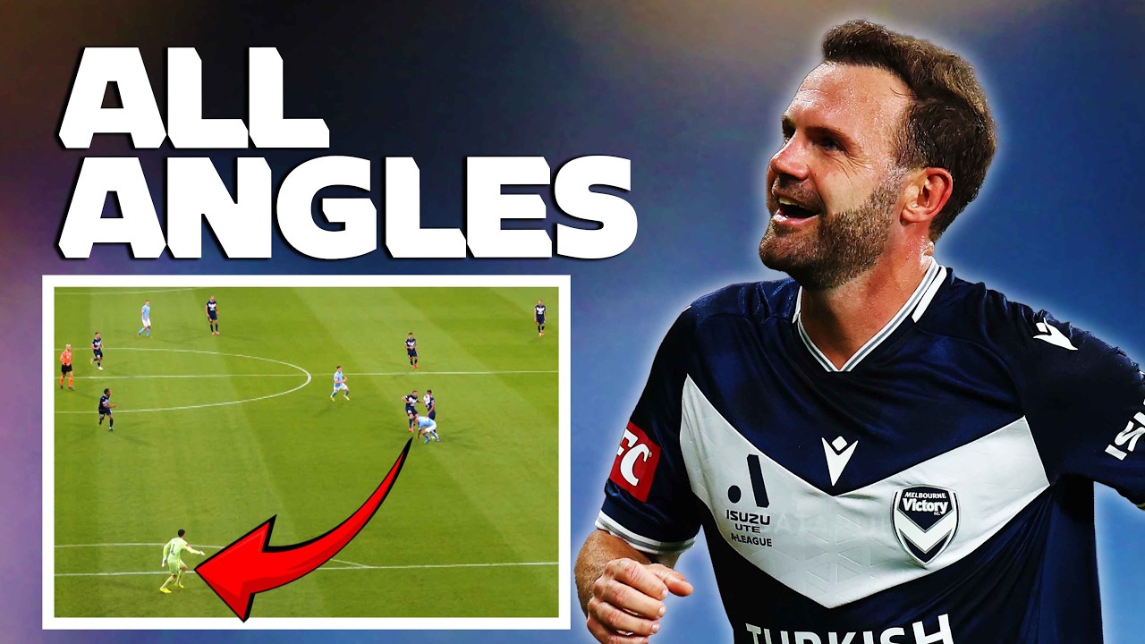 ALL ANGLES of Juan Mata&rsquo;s OUTRAGEOUS Melbourne Derby Goal