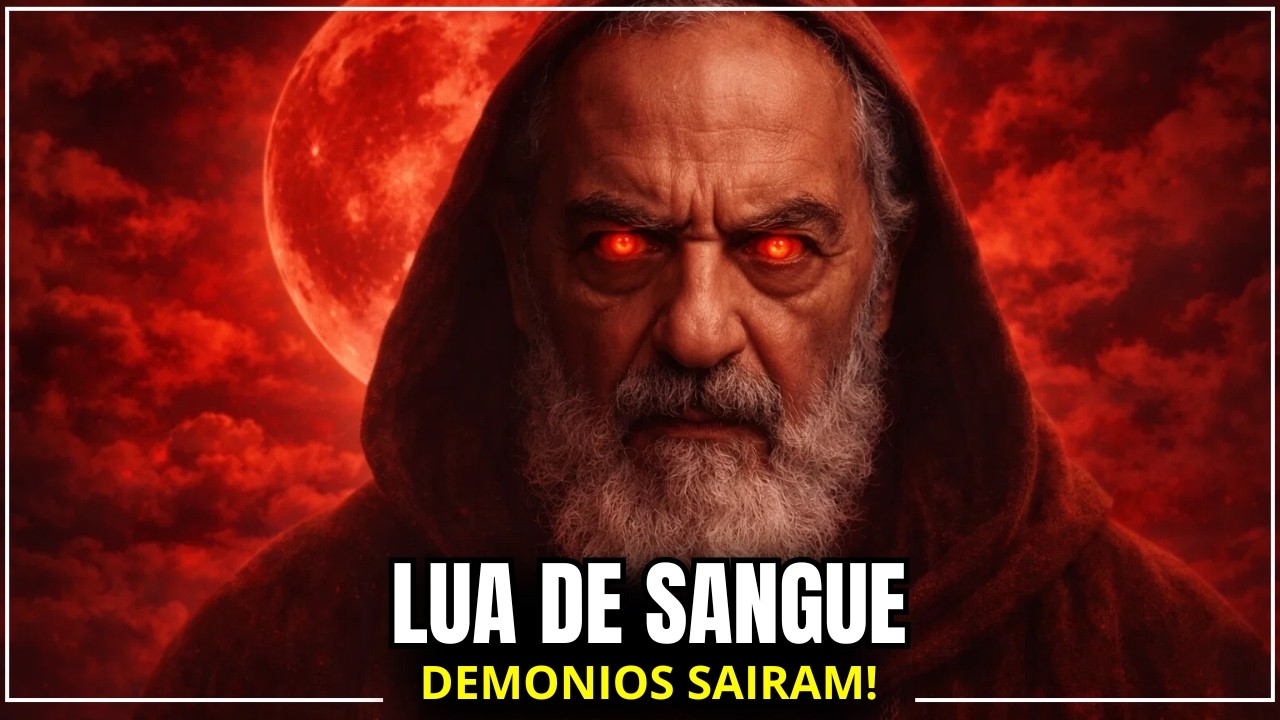 URGENTE! PADRE PIO EXPLICA : A LUA DE SANGUE DE 03 DE MARÇO ABRIU UM NOVO PORTAL PARA UM DEMONIO!