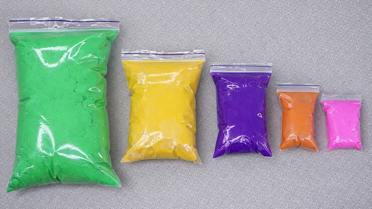 ASMR Clay Unboxing | From Small to Giant - Super Satisfying Sound (03:11 Minutes) #asmr #clay  VD 11