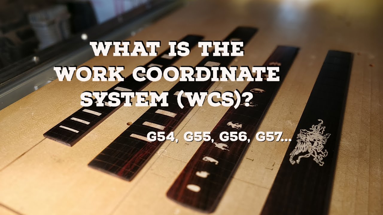 CNC Four Different Guitar Fretboards At The Same Time | Multiple Work Coordinates Fuison360 Mach3