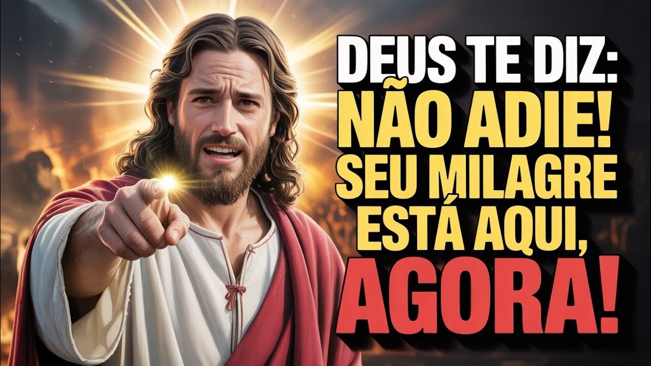 🟡 FILHO, O ESPIRITO SANTO ESCOLHEU SEU NOME PARA ESTE MILAGRE HOJE!