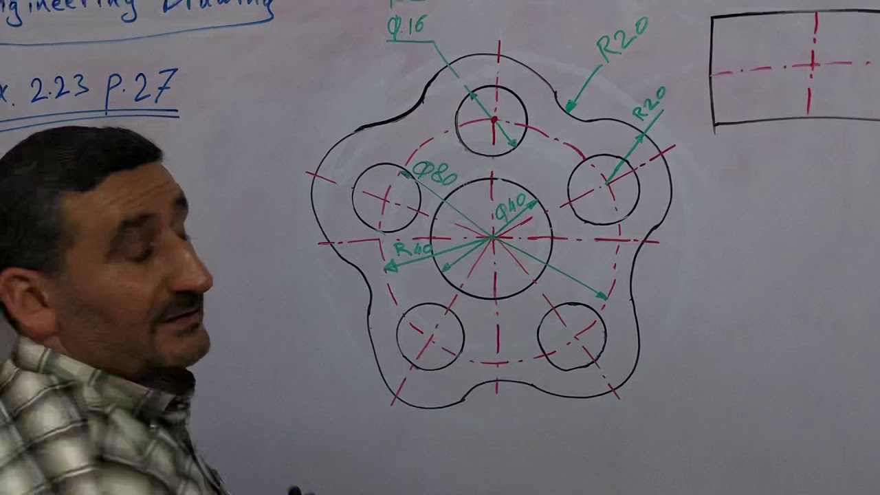 الرسم الهندسي - العمليات الهندسية ج٣