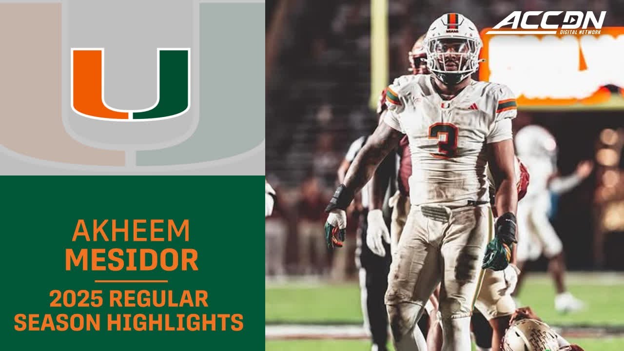 Akheem Mesidor 2025 Regular Season Highlights | Miami Edge