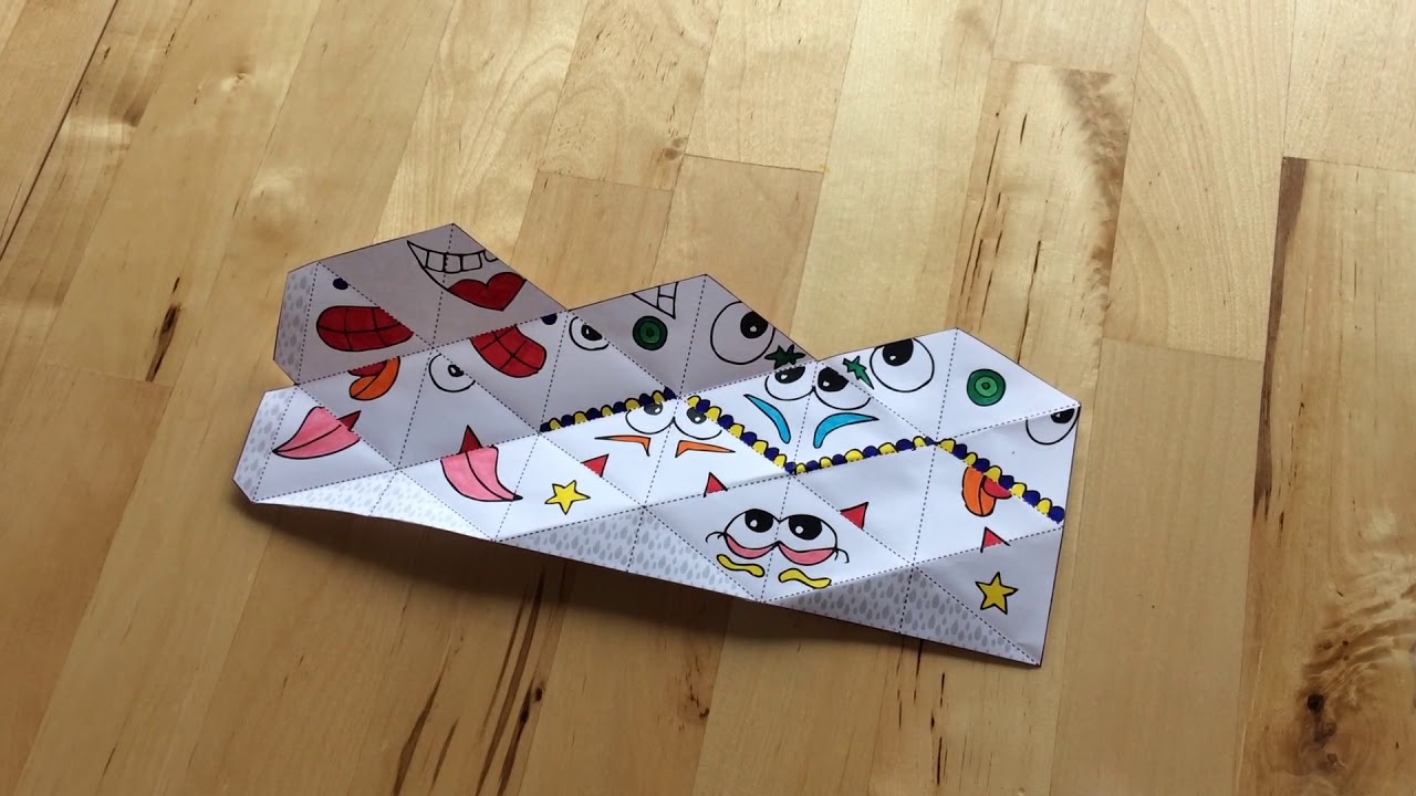 Tuto Vitamine N°204 Le kaleidoscope paper toy