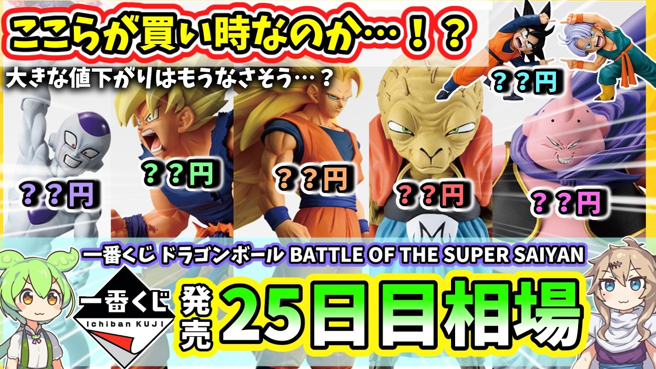 【25日目相場】一番くじ ドラゴンボール BATTLE OF THE SUPER SAIYAN  相場 フィギュア
