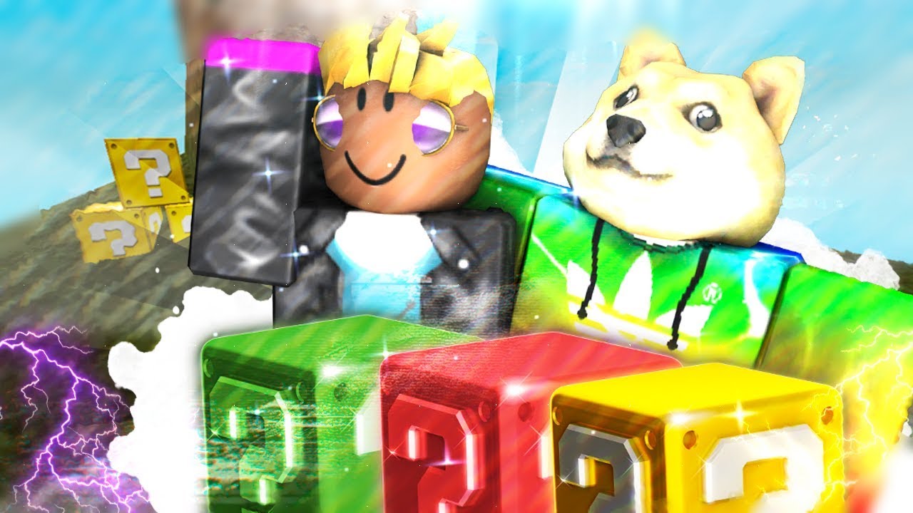 LA BATALLA EPICA DE LUCKY BLOCKS CON WHITEZUNDER EN ROBLOX
