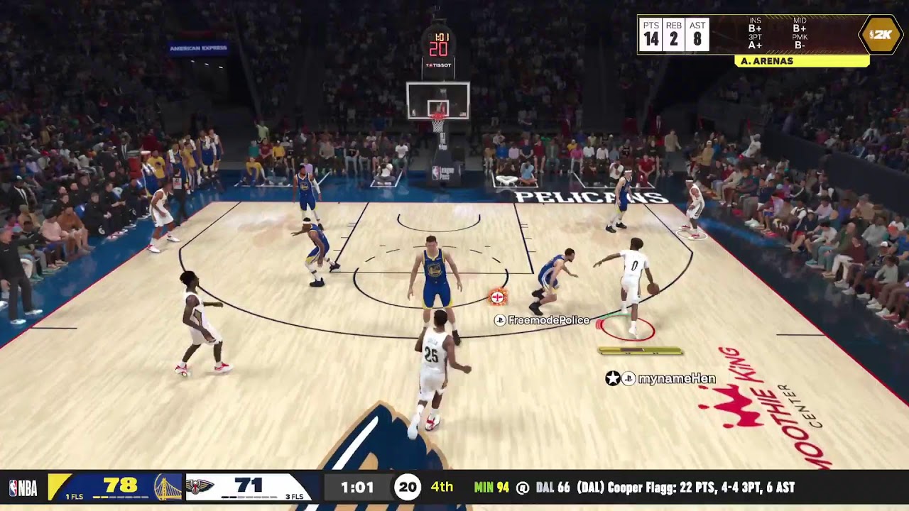 Pelicans v Warriors