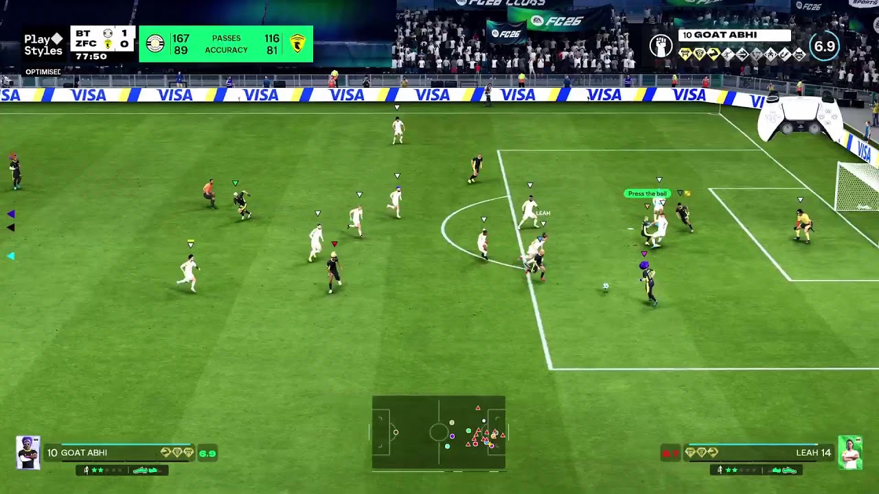 Pro clubs l EAFC26 l VPG South Asia l Zenith eFC Practice