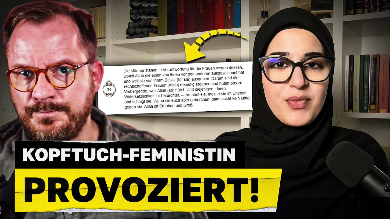 Kopftuch-Feministin provoziert mit der Wahrheit!