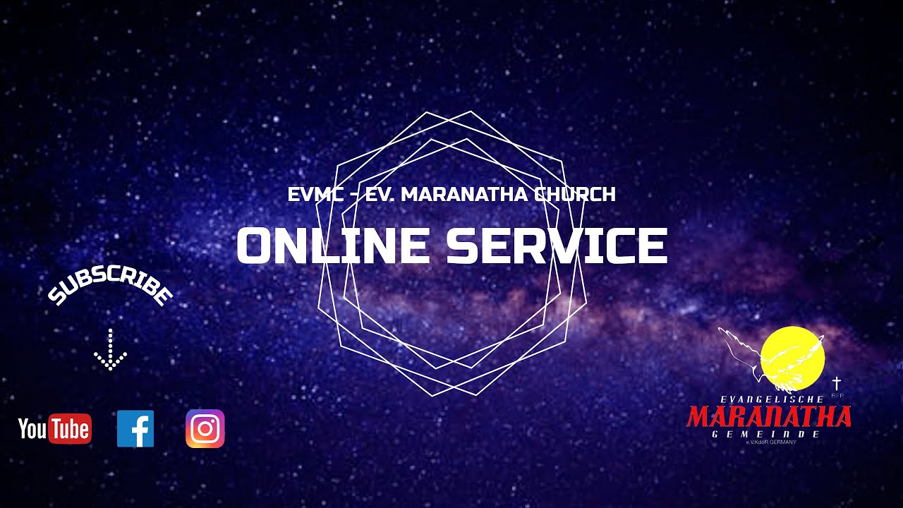 EVMC Maranatha || Sunday Service with Pastor Gabriel Modesto (UK)