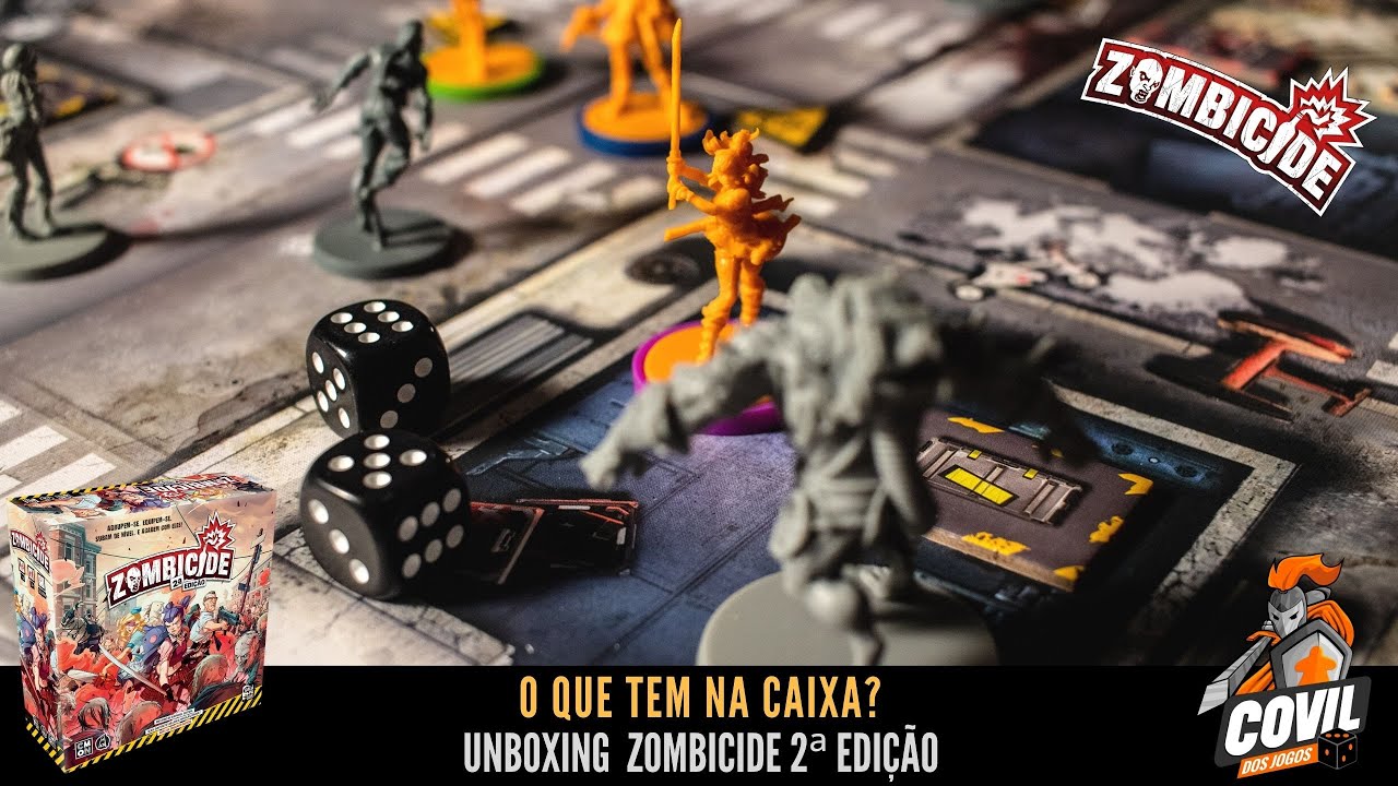 O Que Tem na Caixa? Unboxing ZOMBICIDE (2ª Edição)