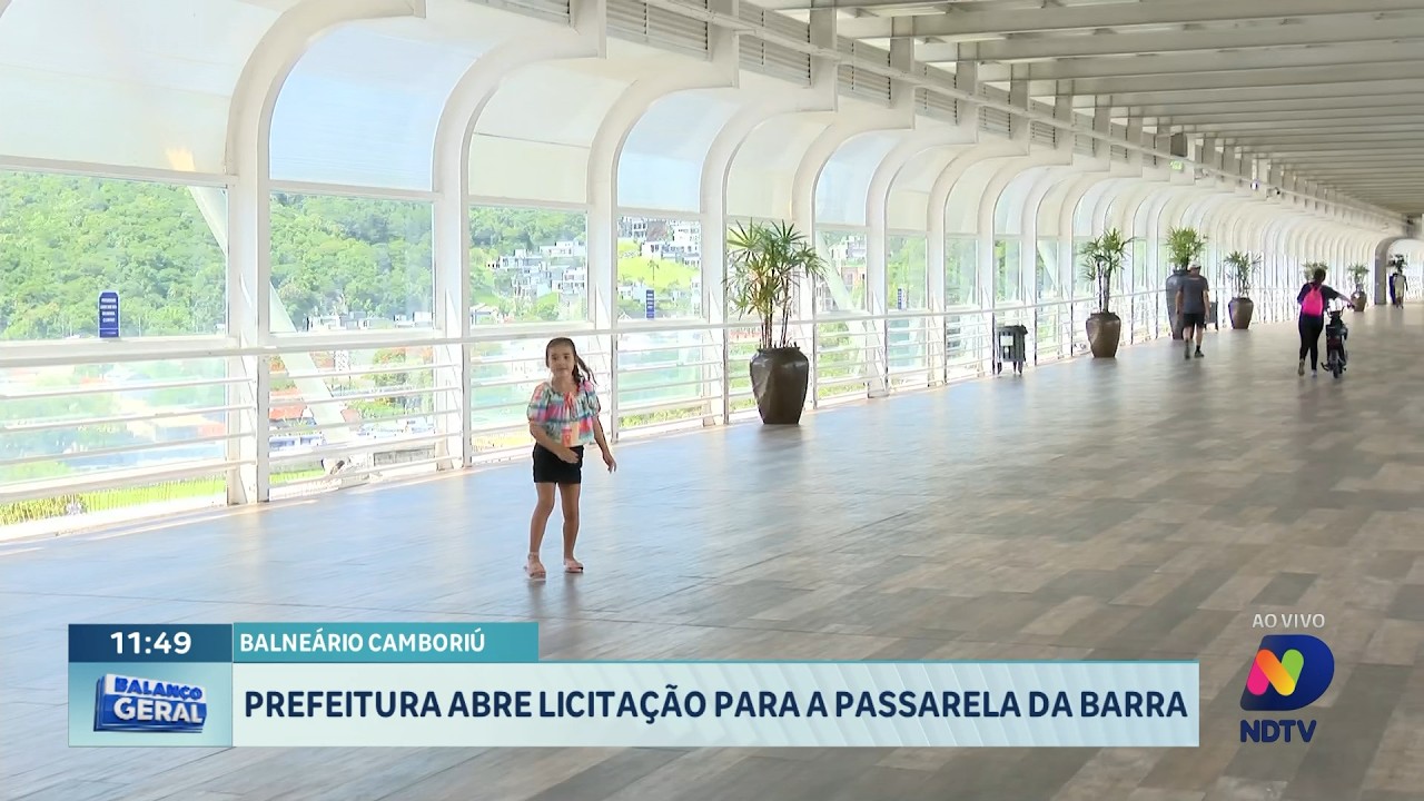 Prefeitura de BC lan&ccedil;a licita&ccedil;&atilde;o para gest&atilde;o da Passarela da Barra