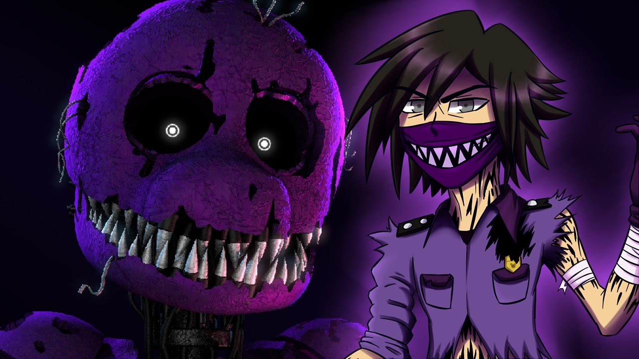 Nightmare Purple Guy (Pole-Bear + Wolf-con-f + gomotion) Speedpaint