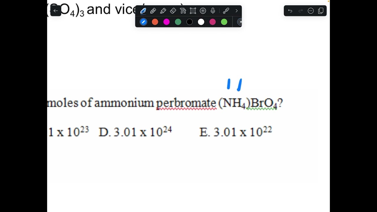 AP Chem Unit 3 MC Practice Test Walkthrough