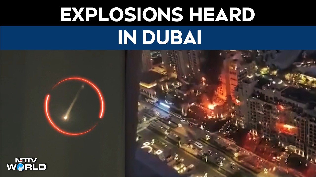 Iran Attack Dubai Full Coverage | Explosions Heard In Dubai | US-Israel Strikes Iran | Khamenei