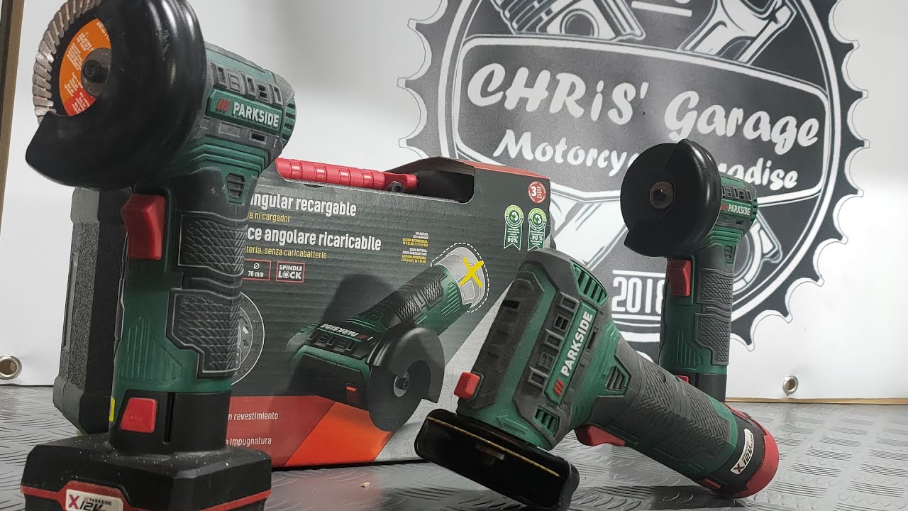 PARKSIDE Mini Smerigliatrice 12v disco 76mm PWSA 12 B1
